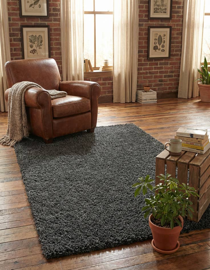 Detail image of 4' x 6' Zermatt Shag Rug