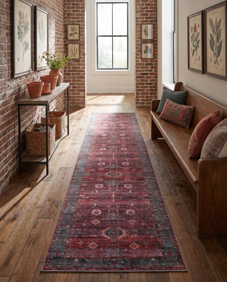 Detail image of 2' 7 x 12' Maahru Runner Rug