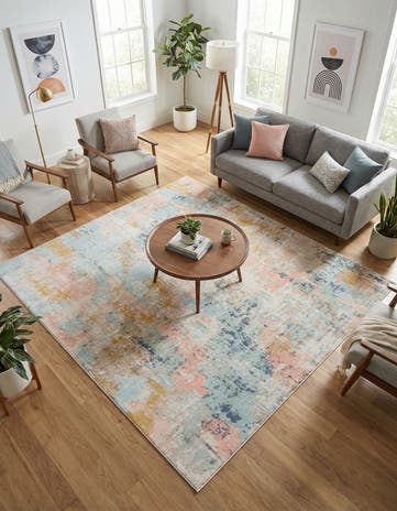 Lotus Square Rug