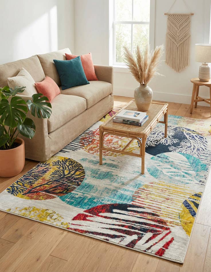 Detail image of 5' 3 x 8' Ariel Rug