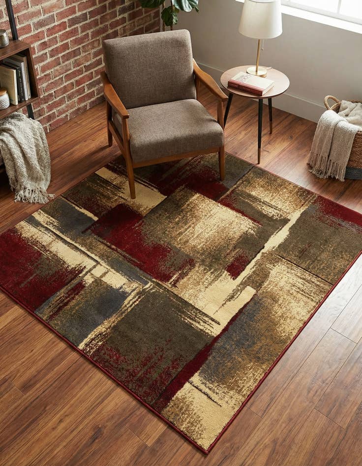 Detail image of 5' 3 x 5' 3 Coffee Shop Square Rug
