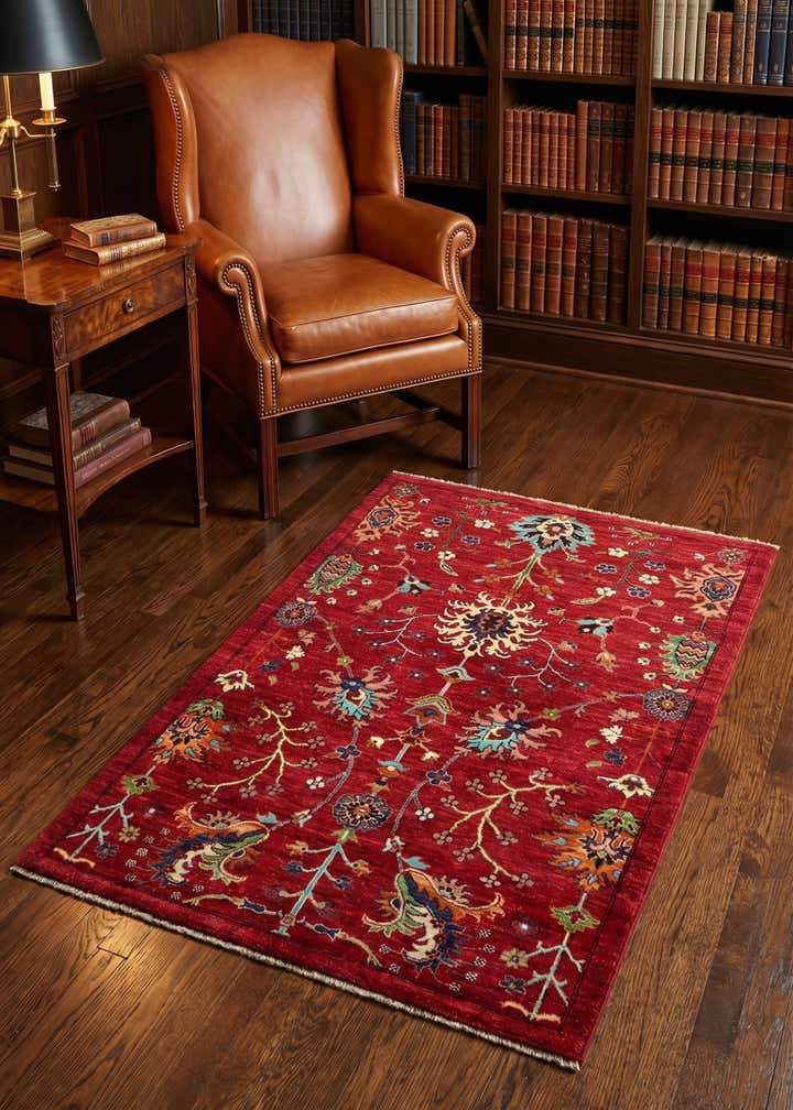 4' 2 x 6' 2 Hand Knotted Ariana Ziegler Rug