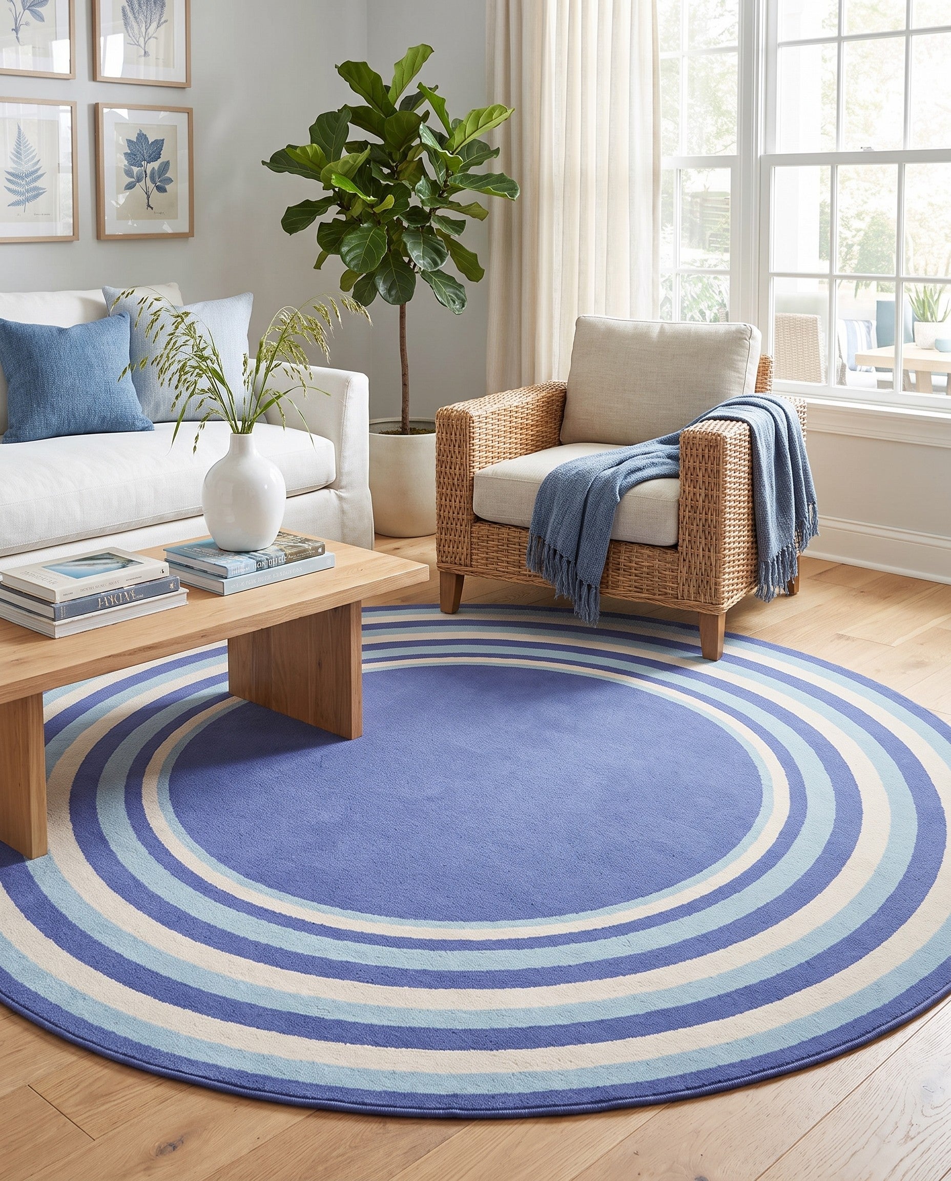 6' 1 x 6' 1 Lotus Round Rug