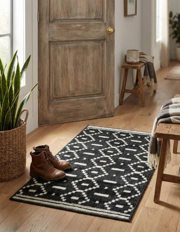 Black Oslo Rug