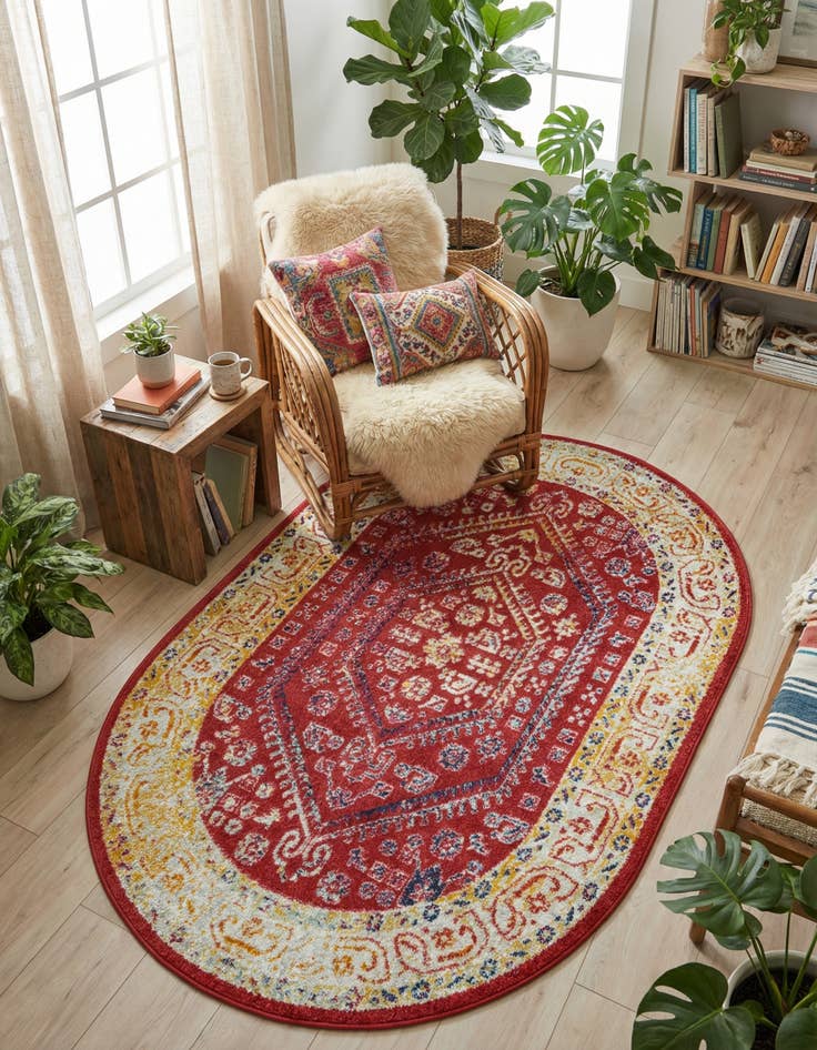 Detail image of 4' x 6' Aurelia Oval Rug