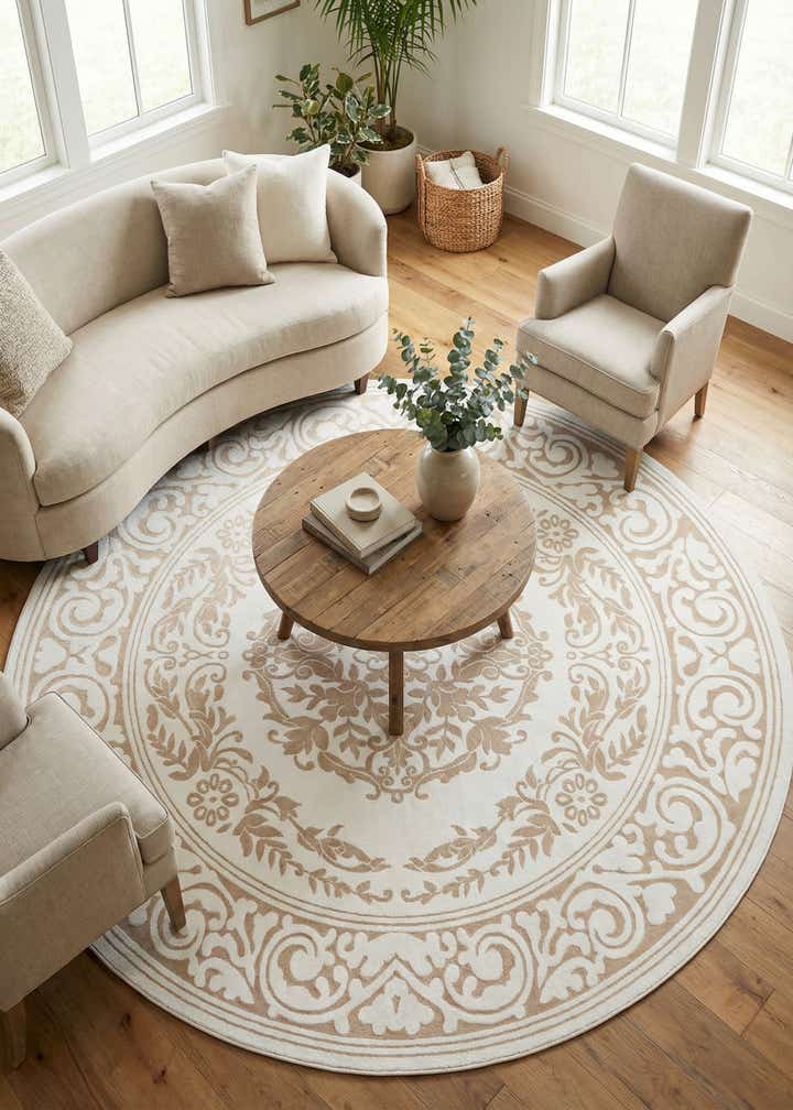 10' 8 x 10' 8 Hermitage Round Rug