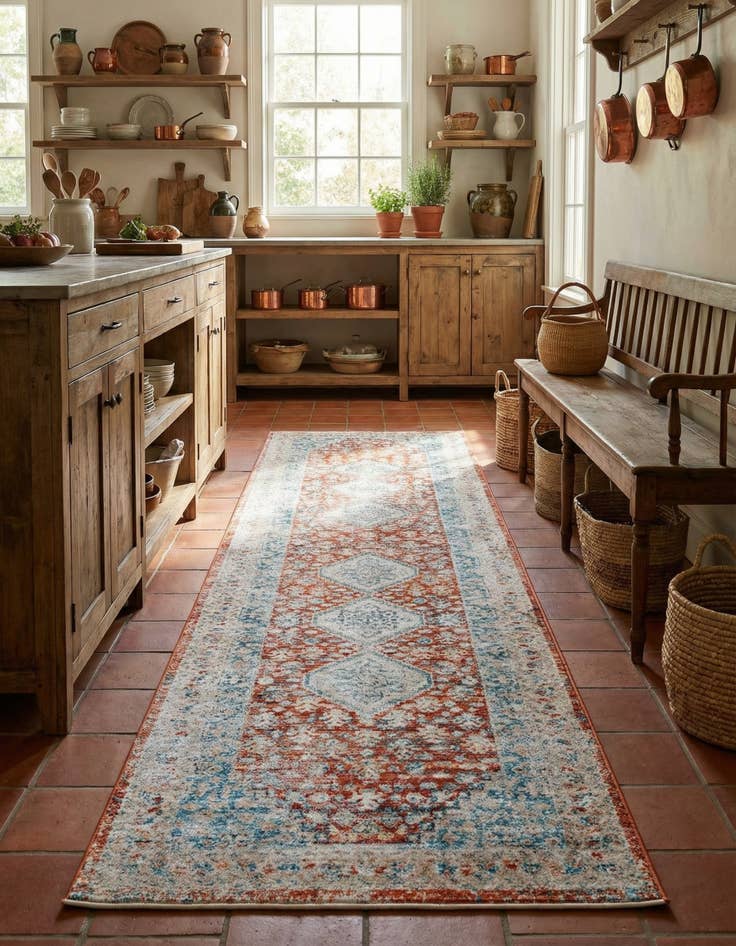 Detail image of 2' x 8' Newport Runner Rug
