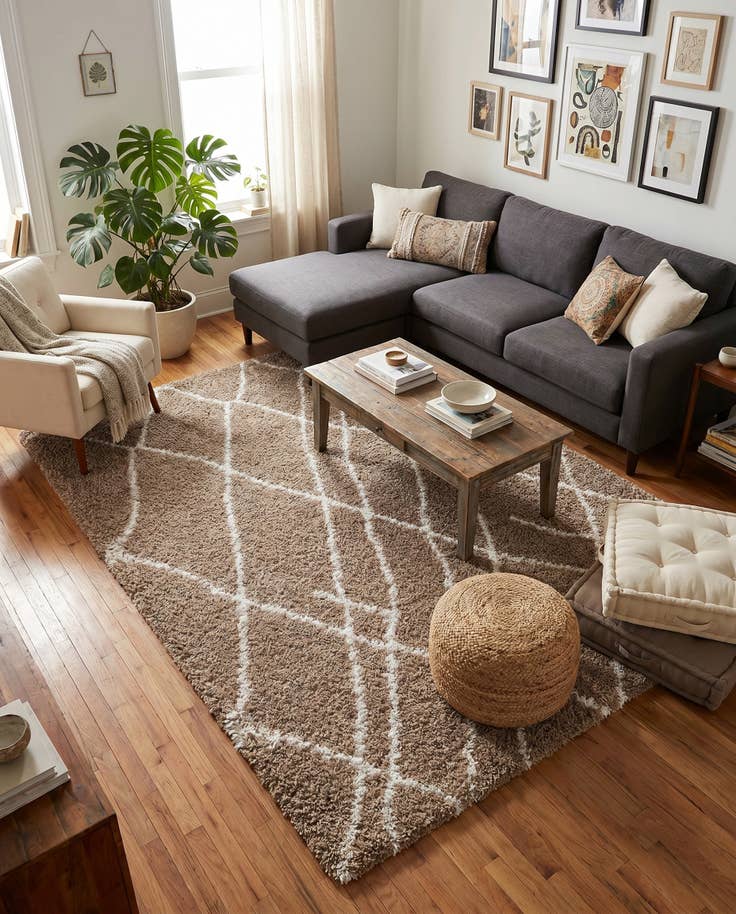 Detail image of 7' x 10' Soft Touch Shag Rug