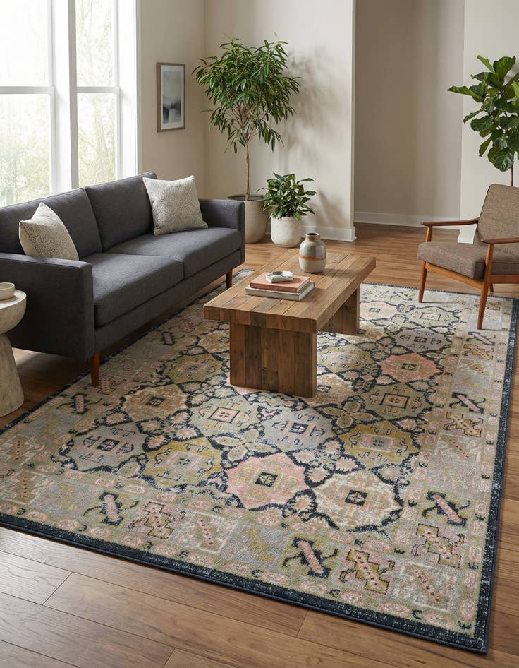 Detail image of 6' x 9' Kamala Washable Rug