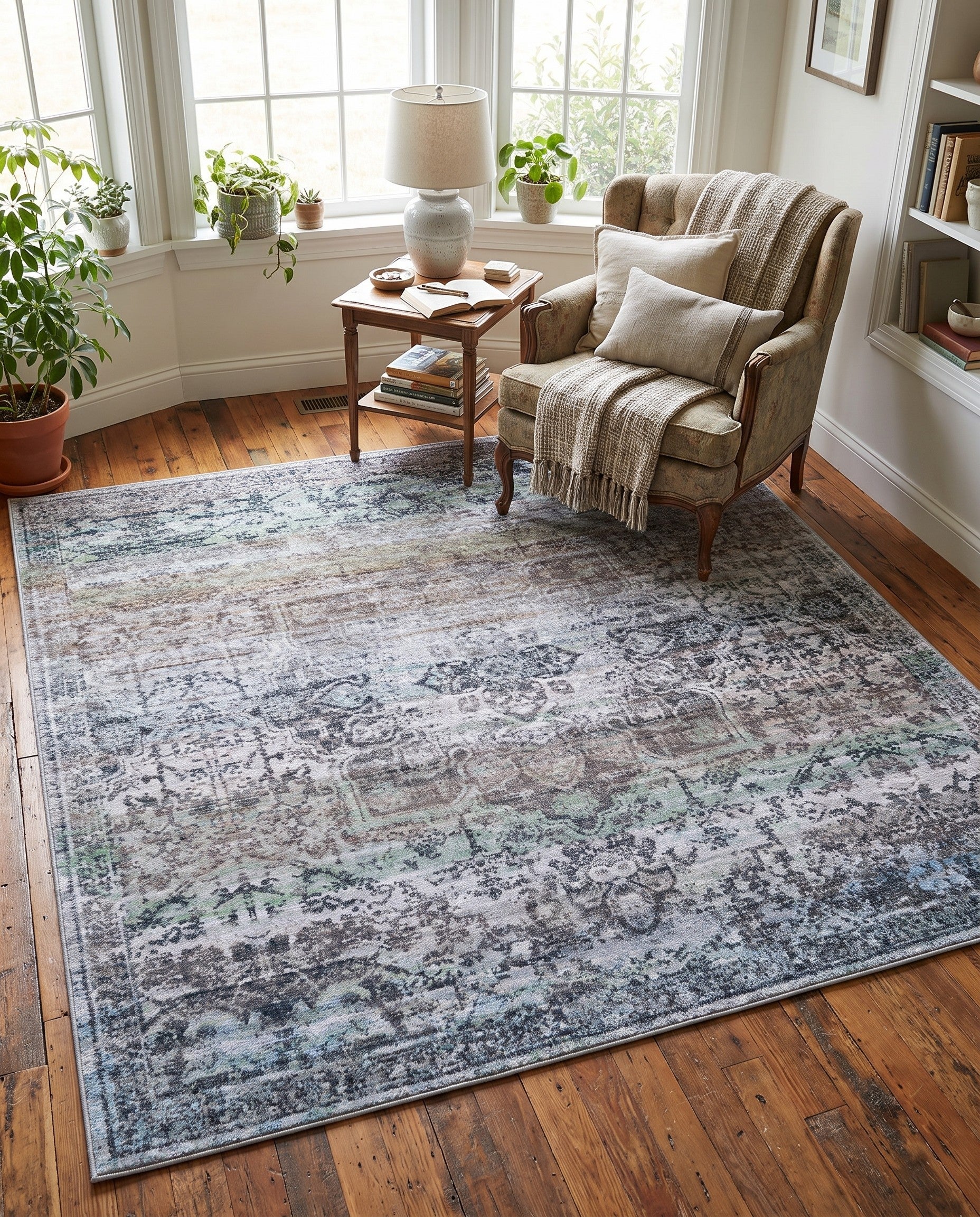 185cm x 185cm Renaissance Square Rug