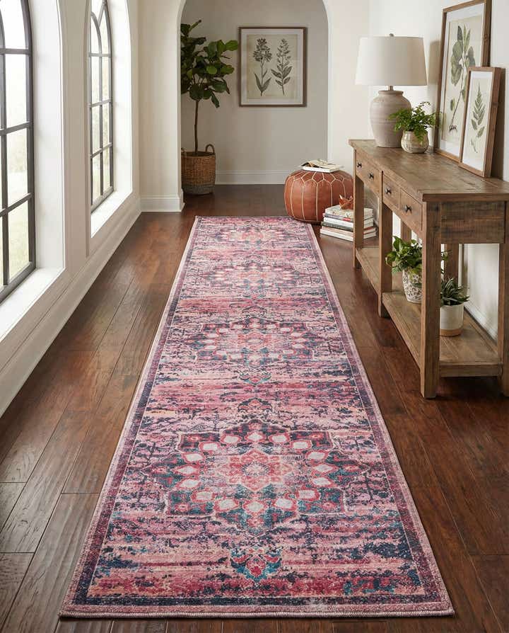 2' x 9' 10 Washable Francesca Runner Rug
