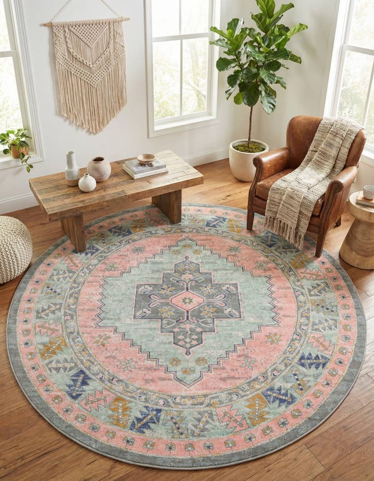 Detail image of 7' 10 x 7' 10 Whitney Round Rug