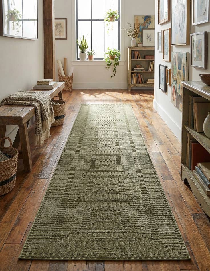 Detail image of 2' 7 x 12' Textura Designer Runner Rug