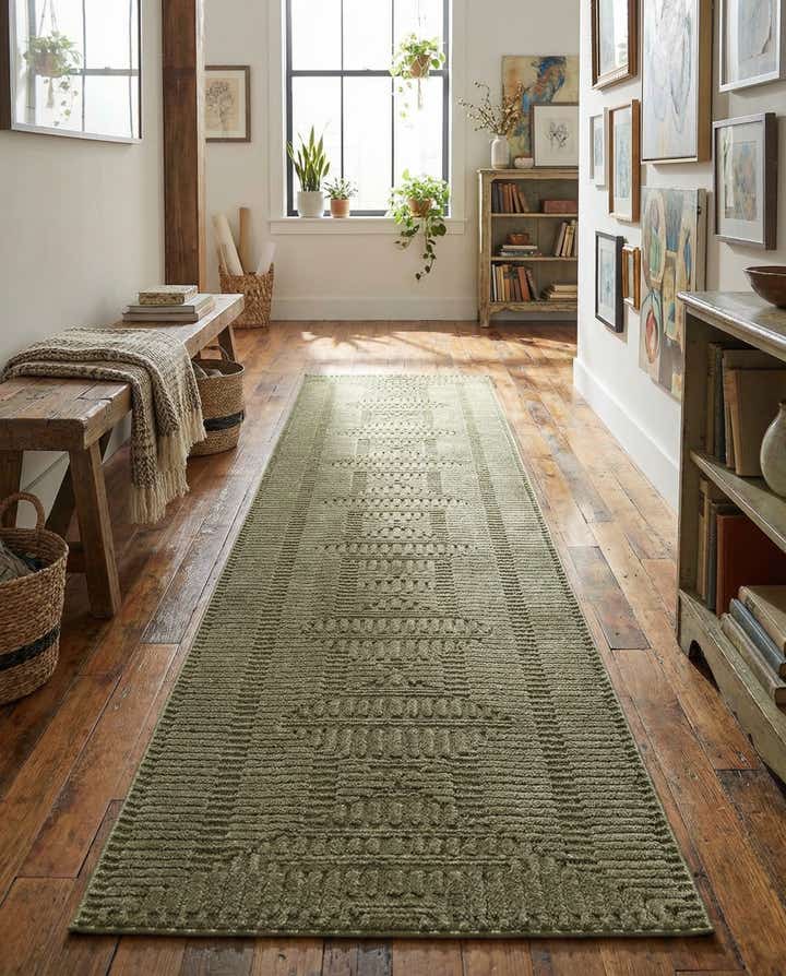 2' 7 x 12' Textura Designer Runner Rug