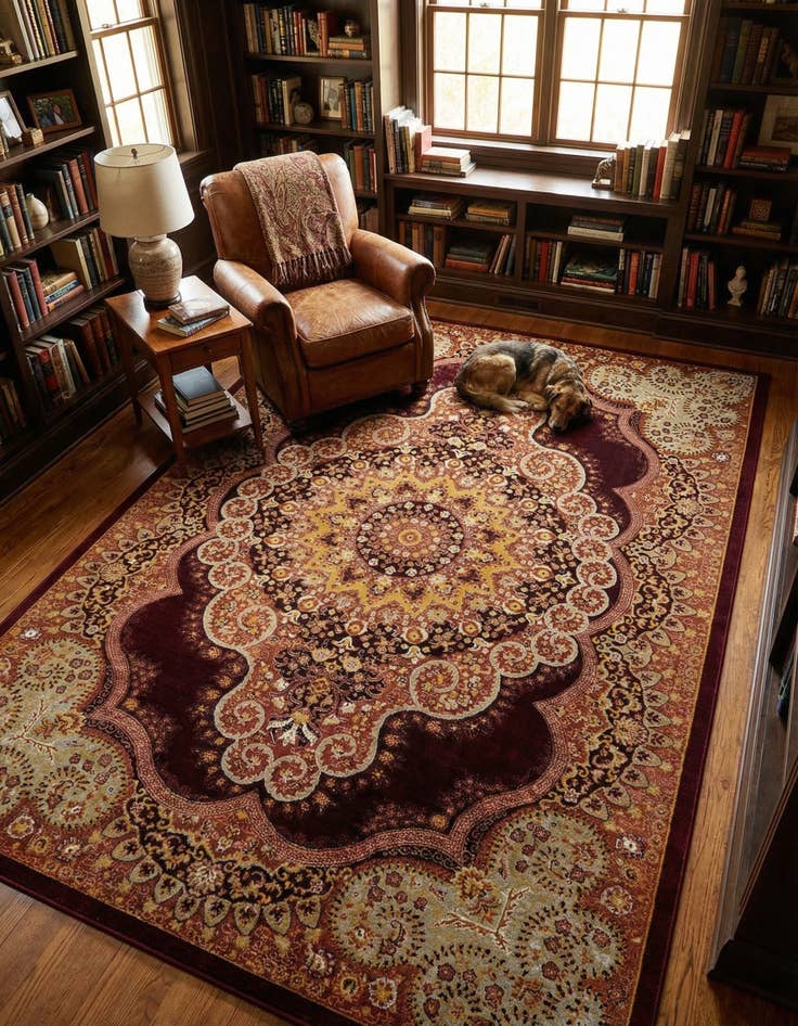 Detail image of 9' x 12' Kamala Washable Rug