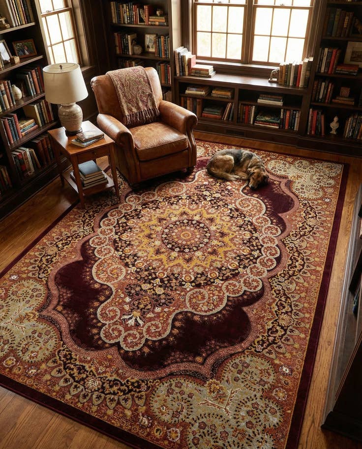 Detail image of 9' x 12' Kamala Washable Rug