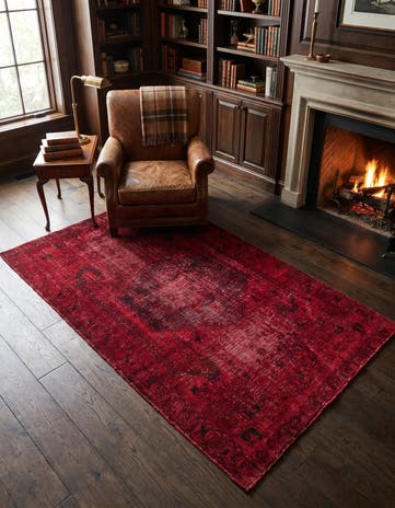3' 10 x 6' 4 Hand Knotted Ultra Vintage Persian Wool Rug