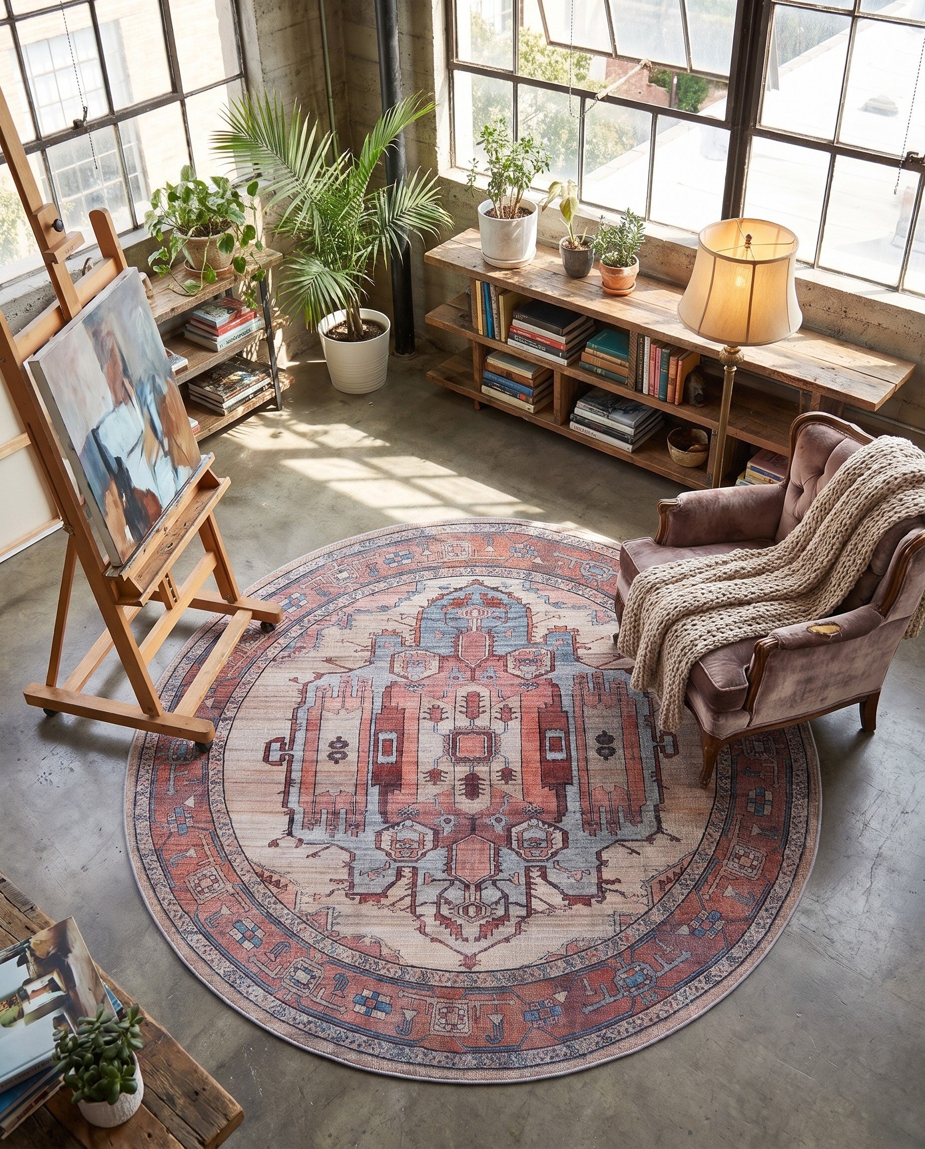 240cm x 240cm Maahru Round Rug