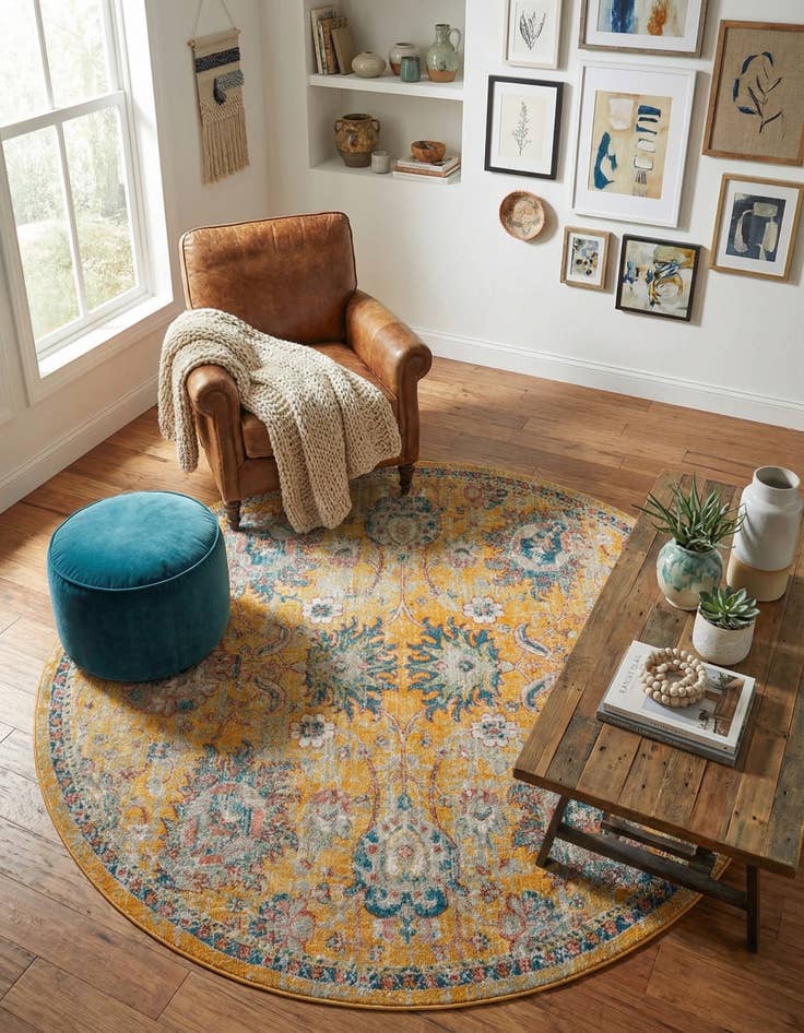 Detail image of  7' x 7' Lola Round Rug