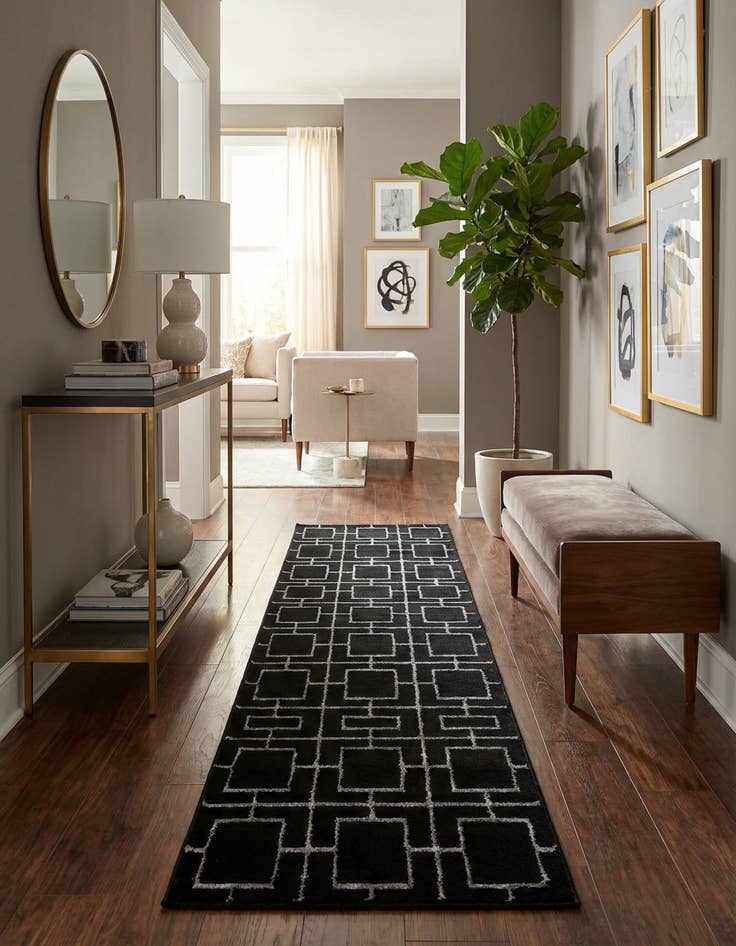 Detail image of 2' x 8'  Marilyn Monroe&trade; Glam Deco Runner Rug