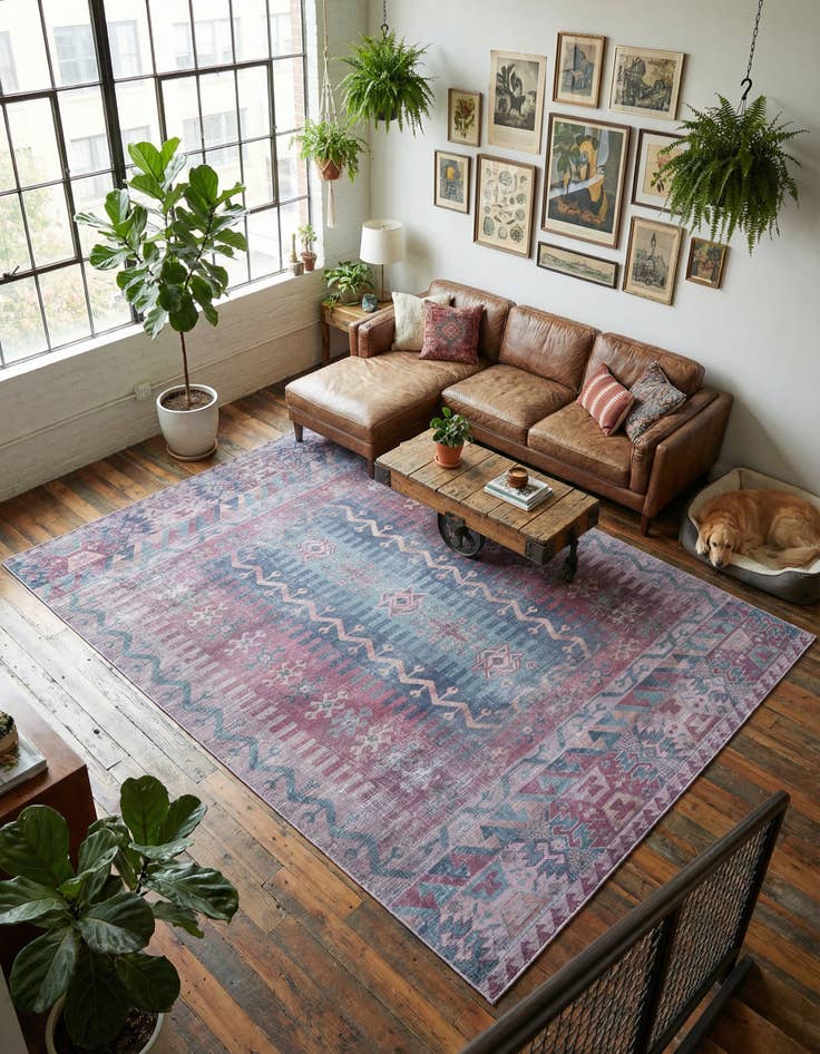 Detail image of 10' 6 x 13'  Washable Sisu Rug