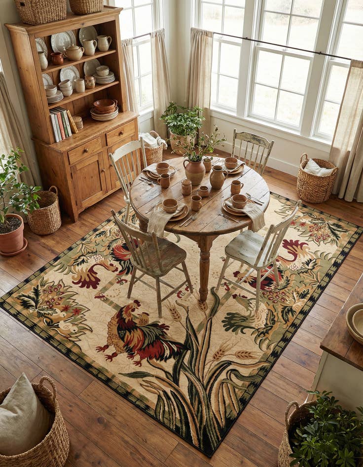 Detail image of 7' 10 x 10' Country Rug