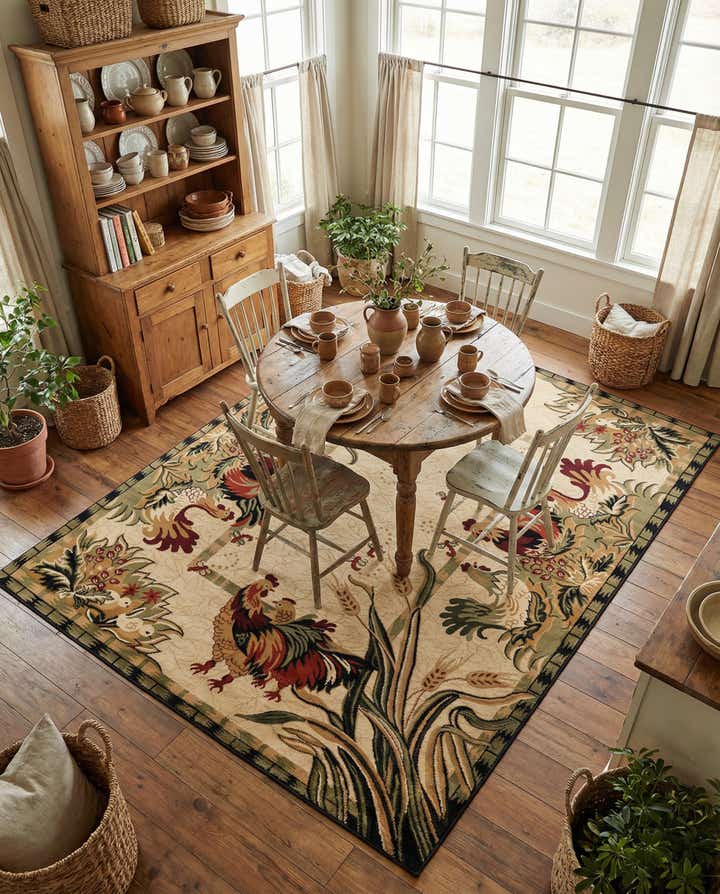 7' 10 x 10' Pastoral Rug