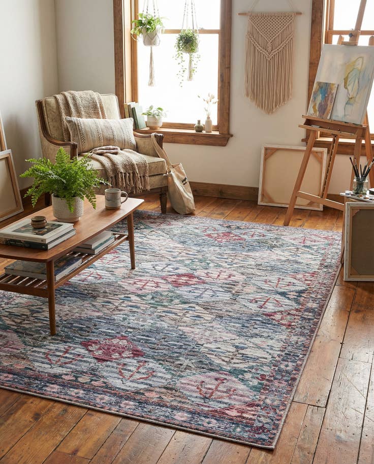 Detail image of 4' x 6' Washable Mangata Rug