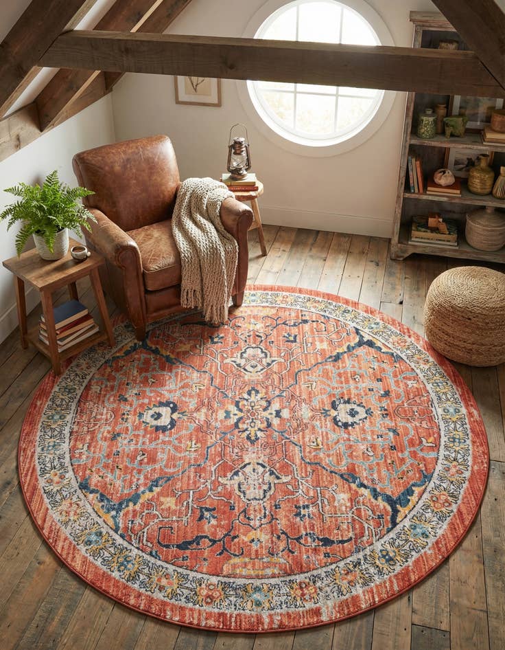 Detail image of 6' x 6' Lola Round Rug
