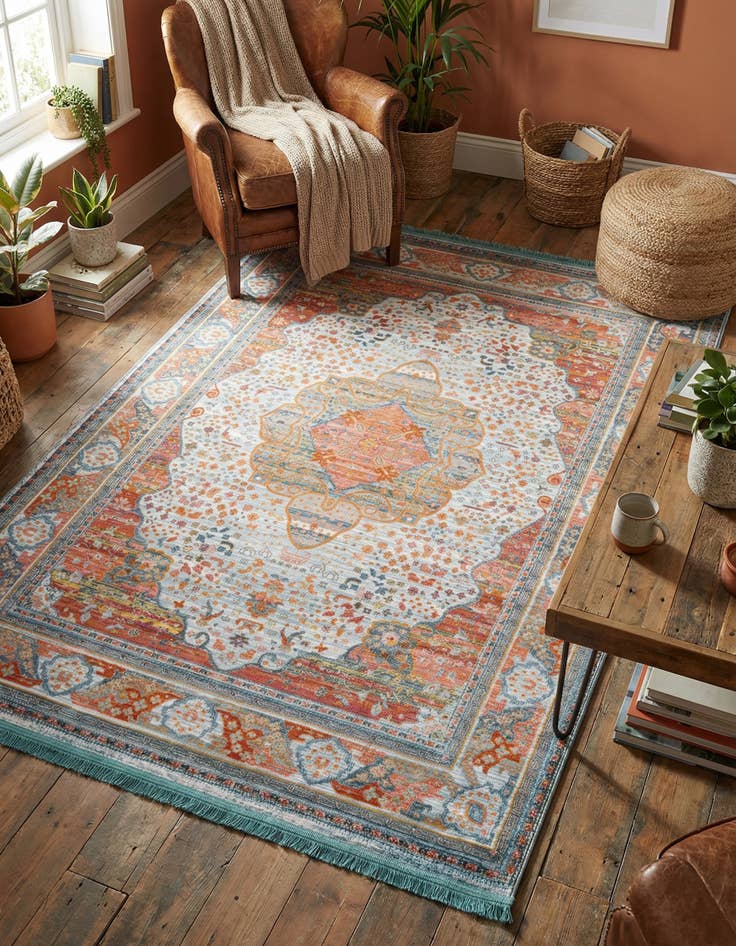 Detail image of 4' 3 x 6' Santiago Rug