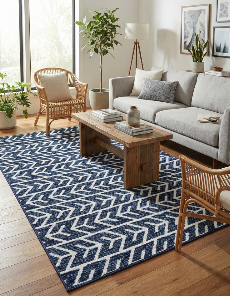 Detail image of 5' x 8' Washable Sabrina Soto Aston Indoor / Outdoor Rug