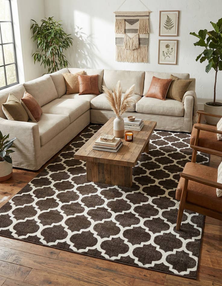 Detail image of 10' x 13' Lattice Rug