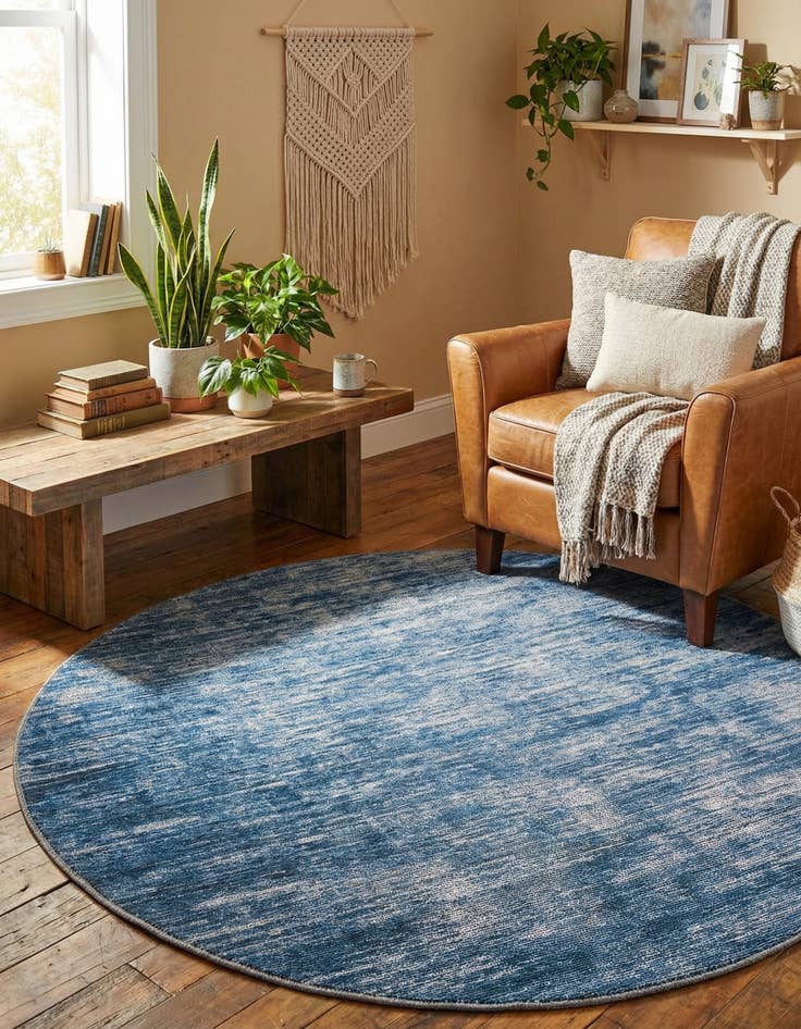 Detail image of 5' x 5' Asha Round Rug