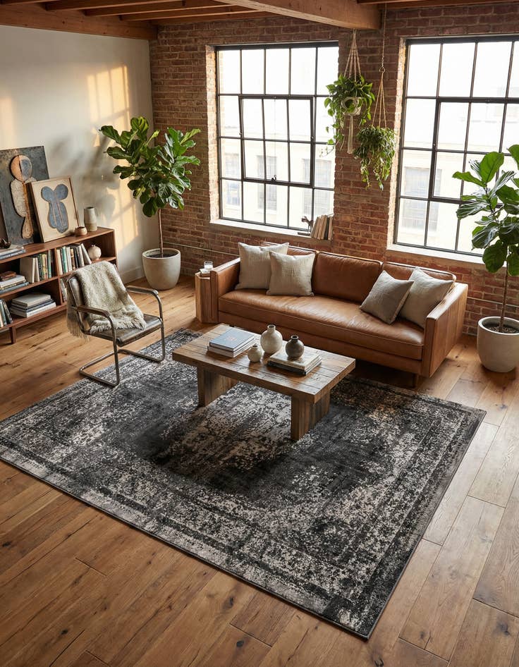 Detail image of 5' 3 x 8' Lucerne Rug