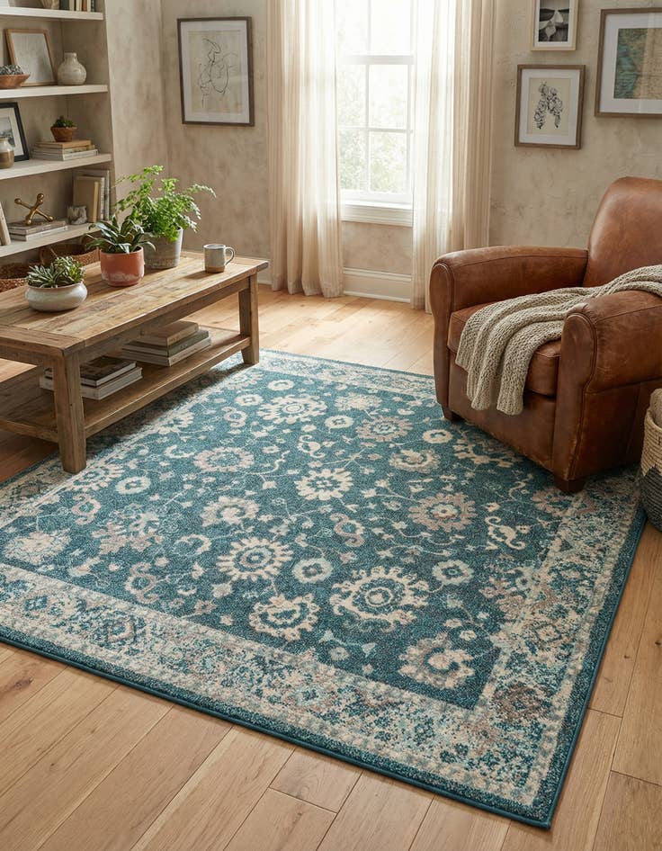 Detail image of 7' 10 x 7' 10 Madeline Square Rug