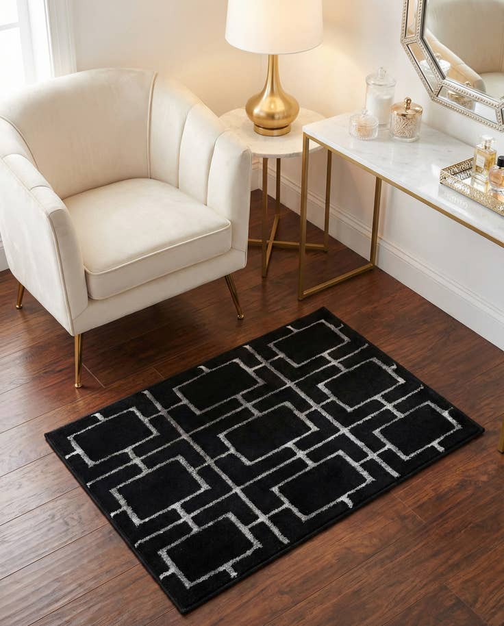 Detail image of 2' x 3' Marilyn Monroe™ Glam Deco Rug