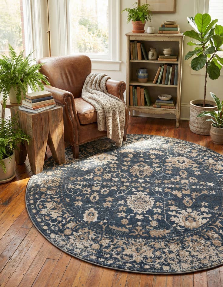 Detail image of 6' x 6' Oregon Round Rug