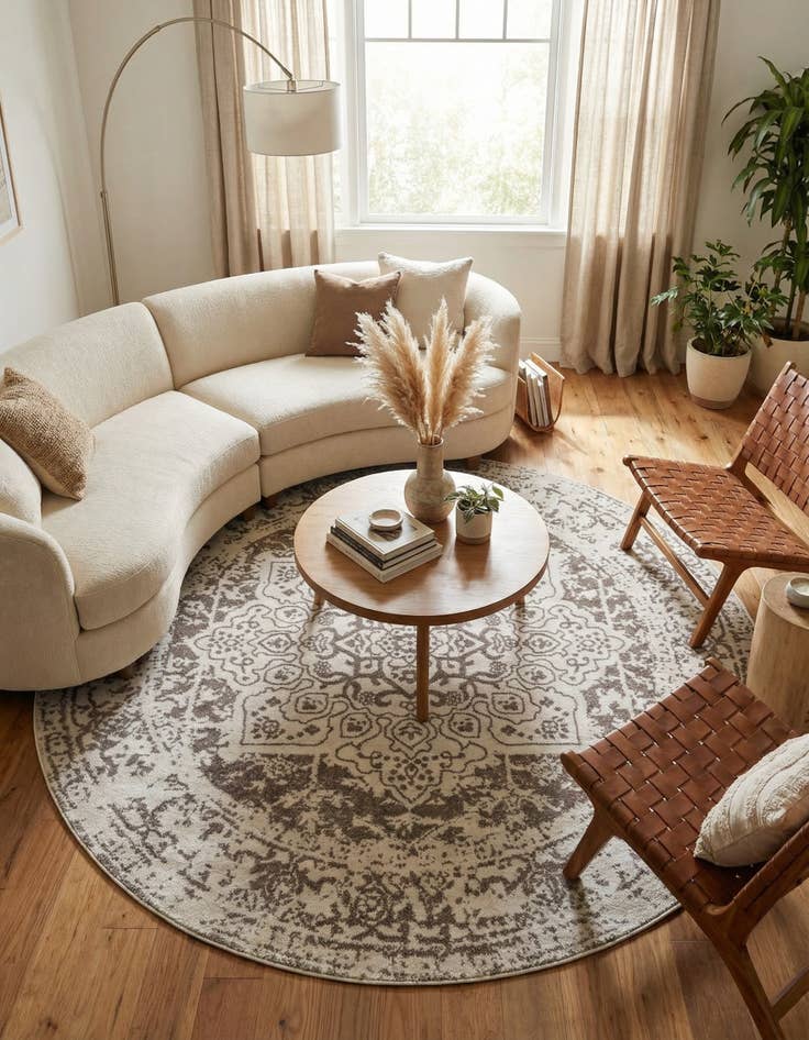 Detail image of 7' 10 x 7' 10 Arlington Round Rug