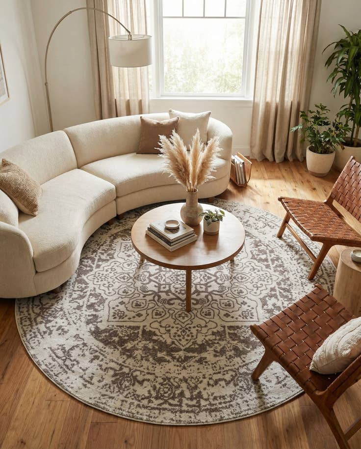 Detail image of 7' 10 x 7' 10 Arlington Round Rug