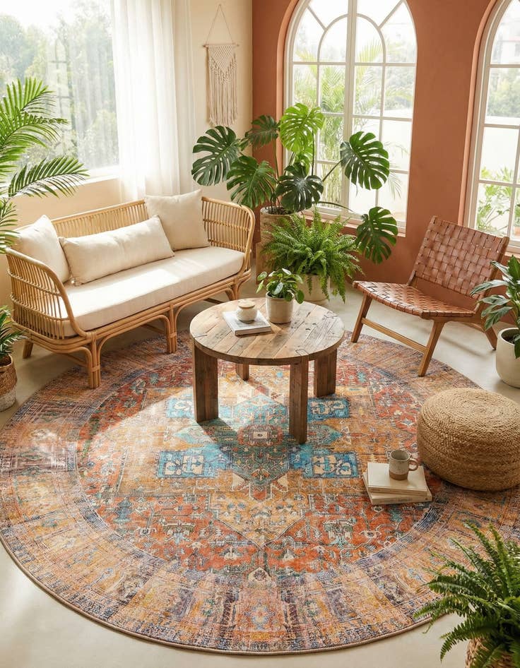 Detail image of  7' 7 x 7' 7 Timeless Round Rug