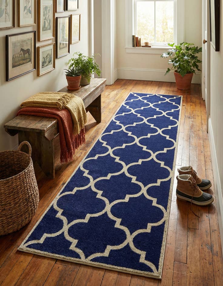 Detail image of 2' x 8' Trellis Runner Rug