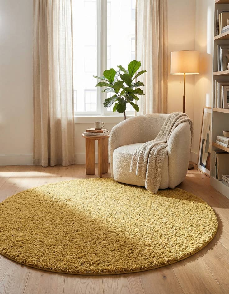 Detail image of 7' 10 x 7' 10 Everyday Shag Round Rug