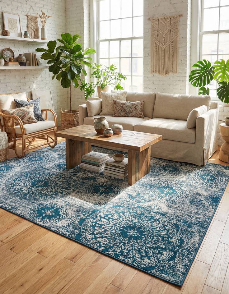 Detail image of 7' 10 x 10' Monte Carlo Rug