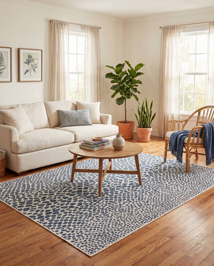 Detail image of 5' 3 x 8' Easy-Clean Jill Zarin Cape Town Indoor / Outdoor Rug