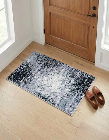 Blue and Gray Tucson Rug