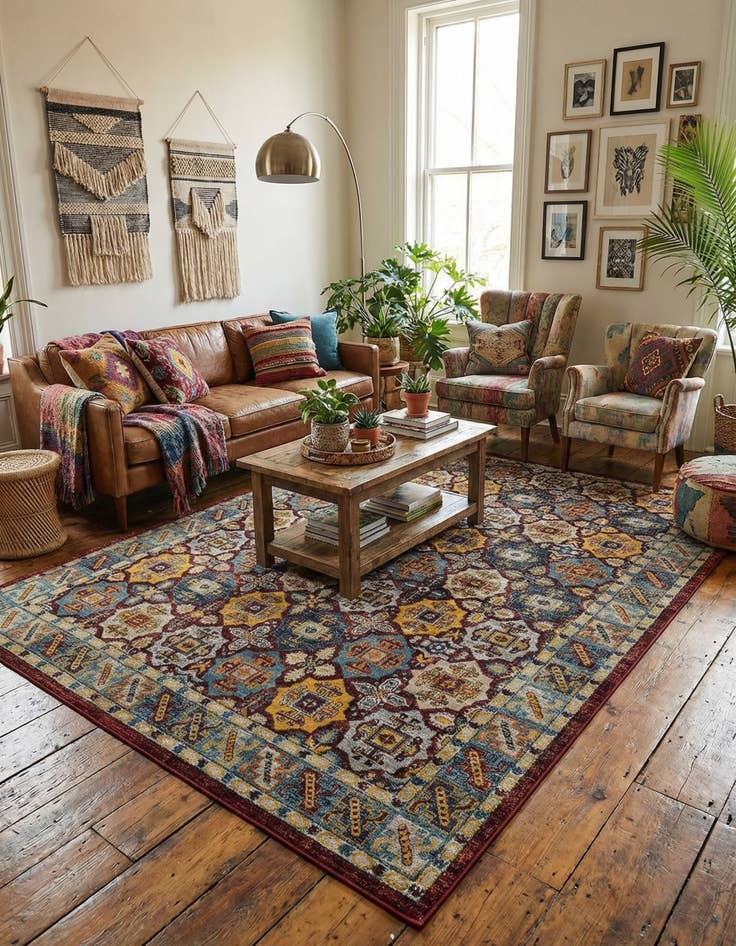 Detail image of  9' x 12' Kamala Washable Rug