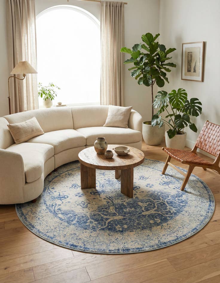 Detail image of 8' x 8' Oxfordshire Round Rug