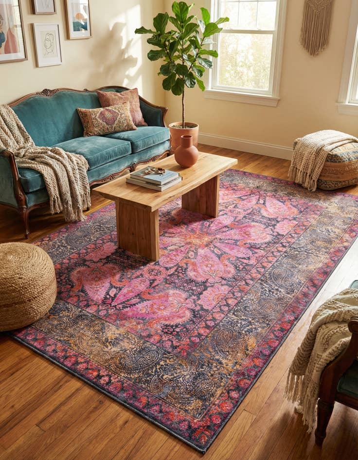 Detail image of 6' x 9' Washable Mangata Rug