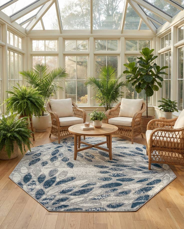 Detail image of 8' x 8' Charleston Octagon Rug