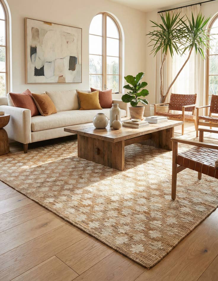 Detail image of 9' x 12'  Hand Woven Kala Handwoven Jute Rug